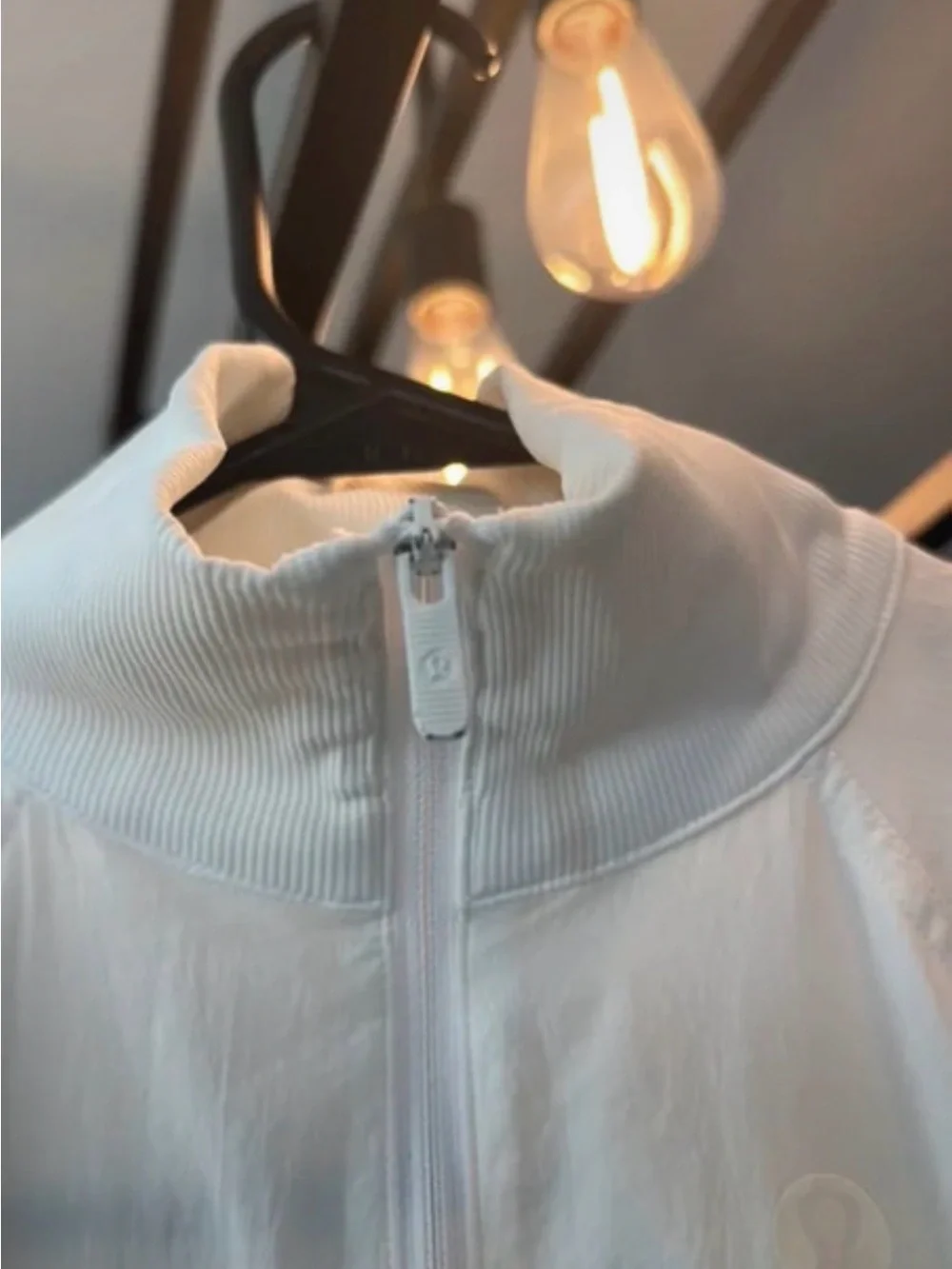 lululemon athletica White Lightweight Full-Zip Bomber Jacket